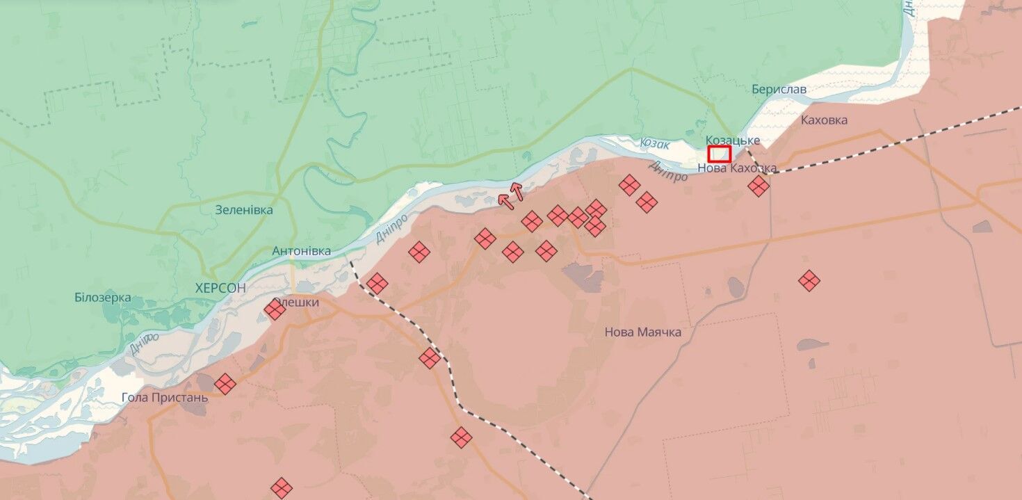 Окупанти намагалися висадитися на острів Козацький на Дніпрі, атаку було відбито: Волошин розповів про ситуацію