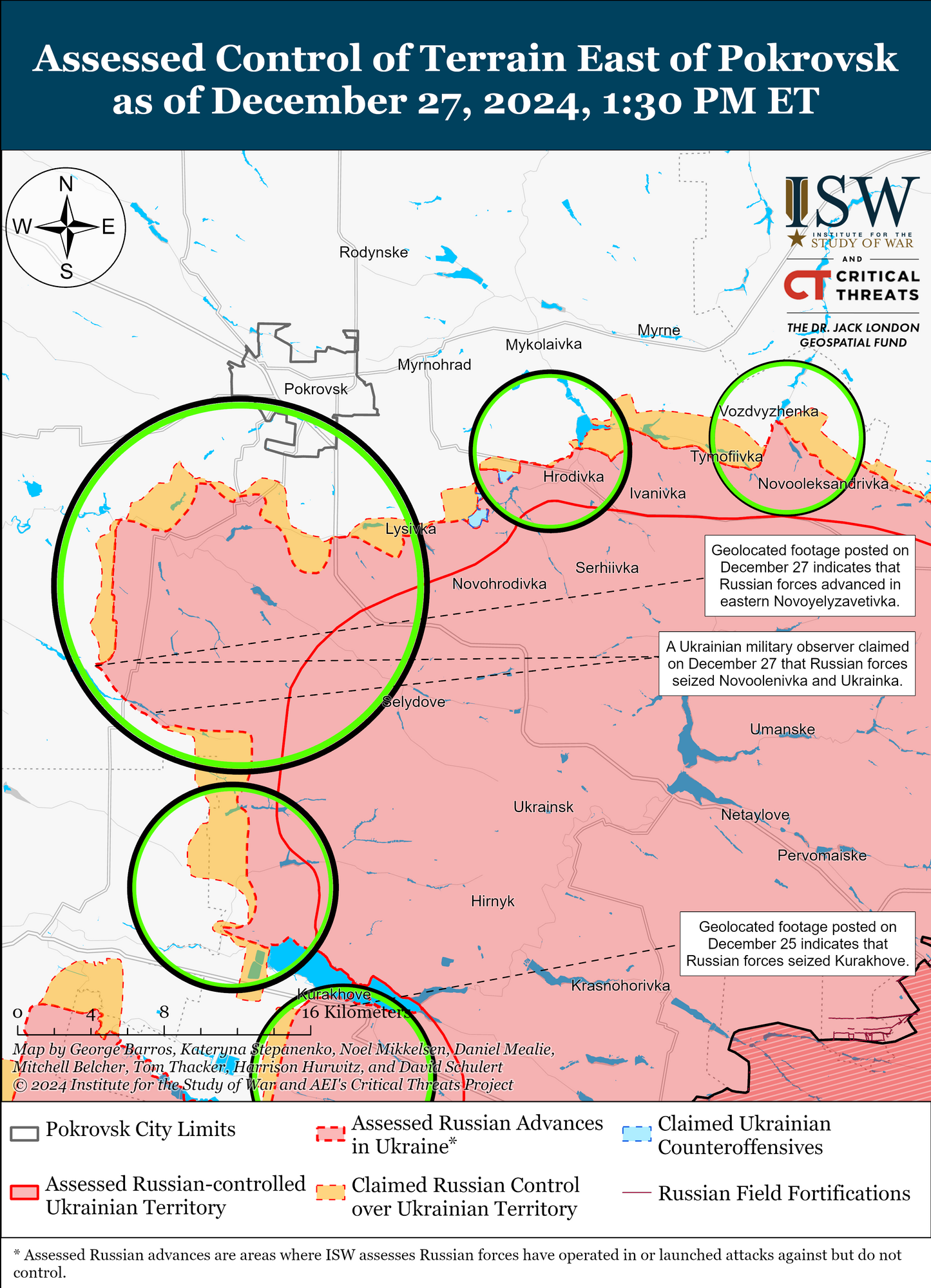 Силы обороны восстановили утраченные позиции на Северском направлении: в ISW проанализировали текущую ситуацию на фронте. Карта