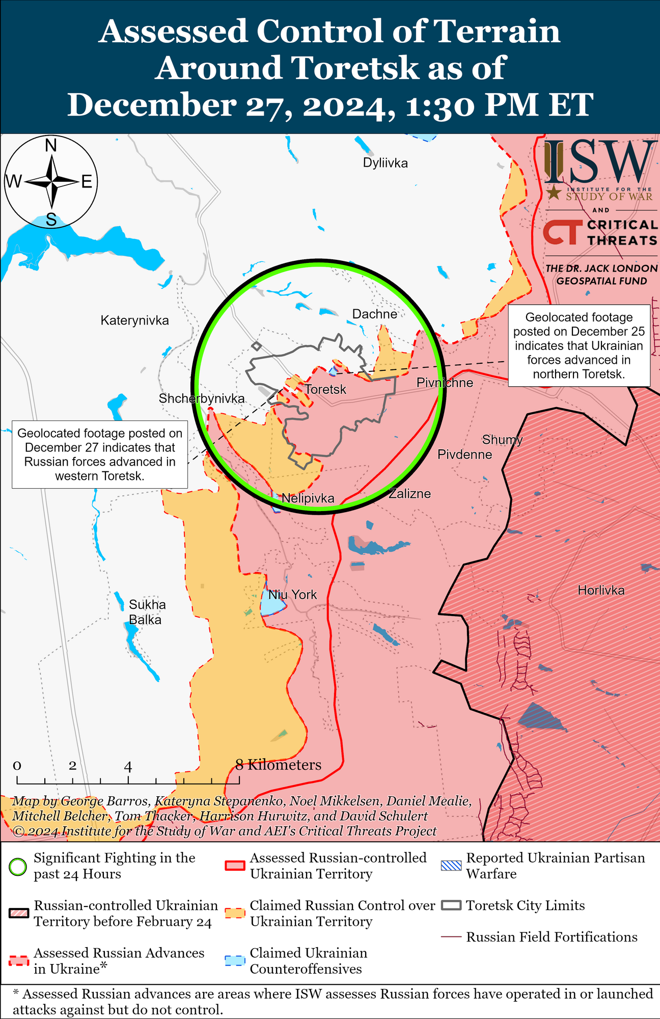 Силы обороны восстановили утраченные позиции на Северском направлении: в ISW проанализировали текущую ситуацию на фронте. Карта