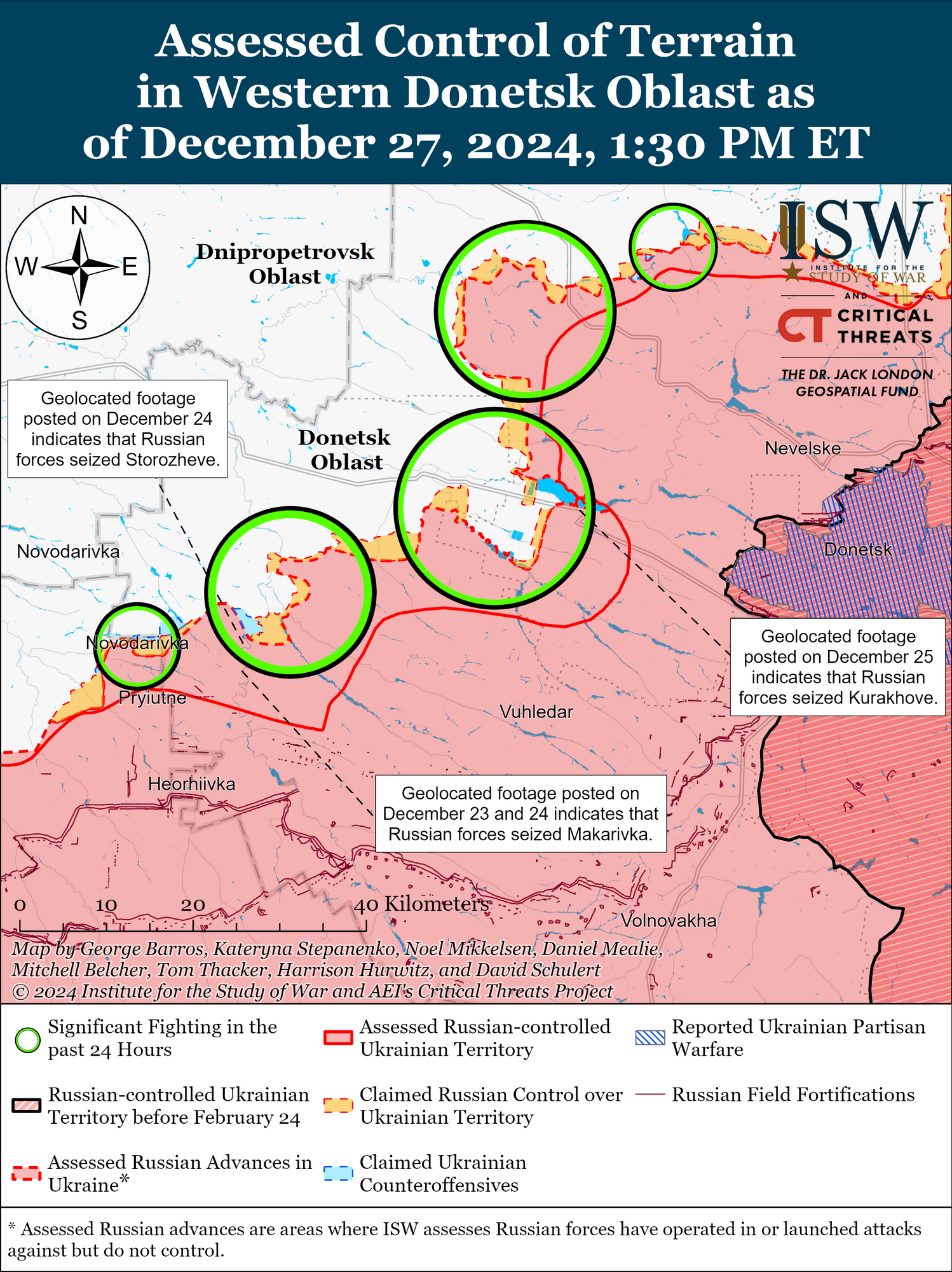 Силы обороны восстановили утраченные позиции на Северском направлении: в ISW проанализировали текущую ситуацию на фронте. Карта