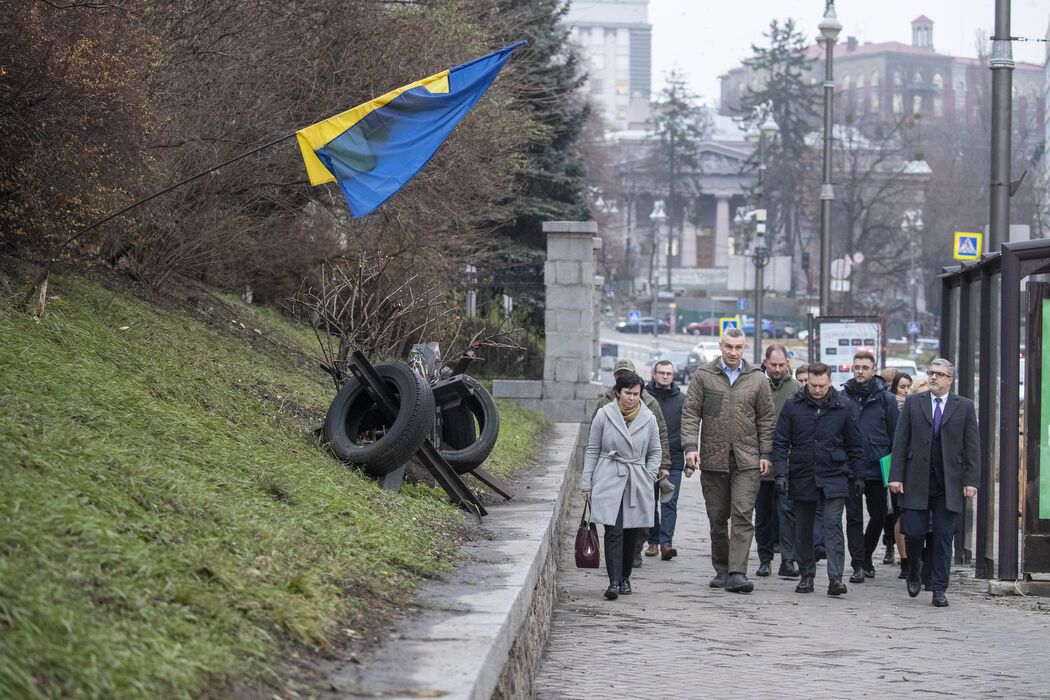 Кличко у Києві зустрівся з мером Вільнюса Бенкунскасом