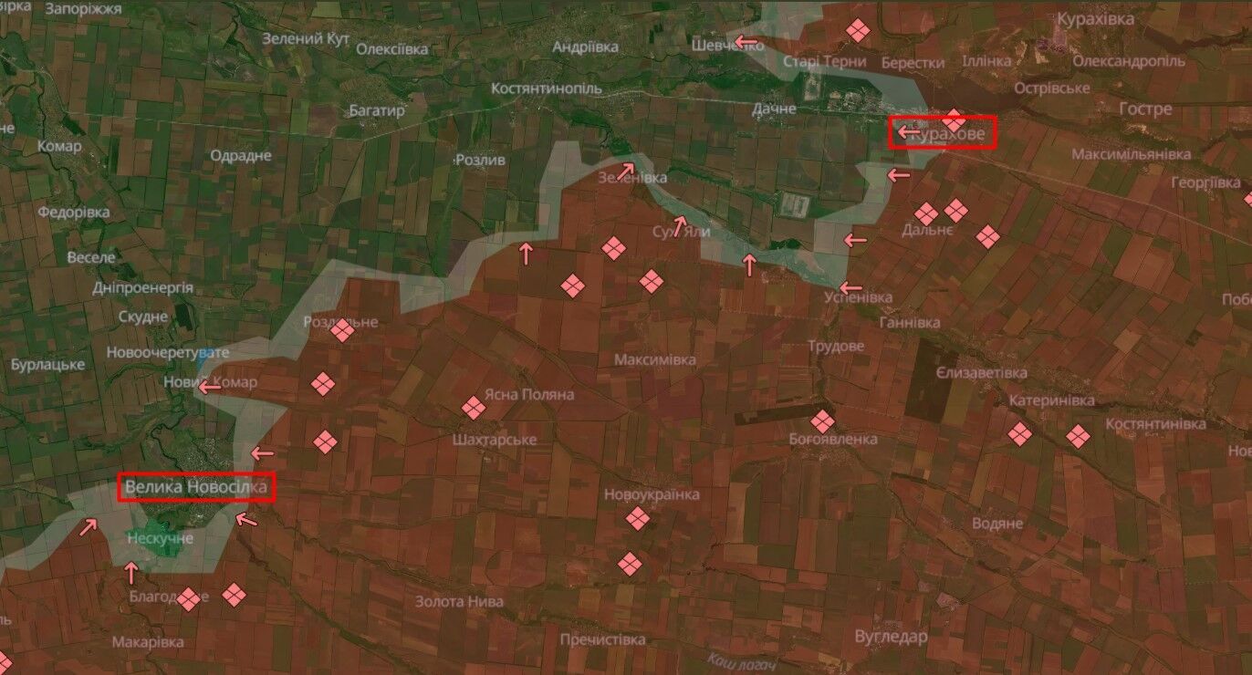 Сили оборони відбили 43 ворожі атаки на Покровському напрямку: в Генштабі розповіли про ситуацію. Карта 