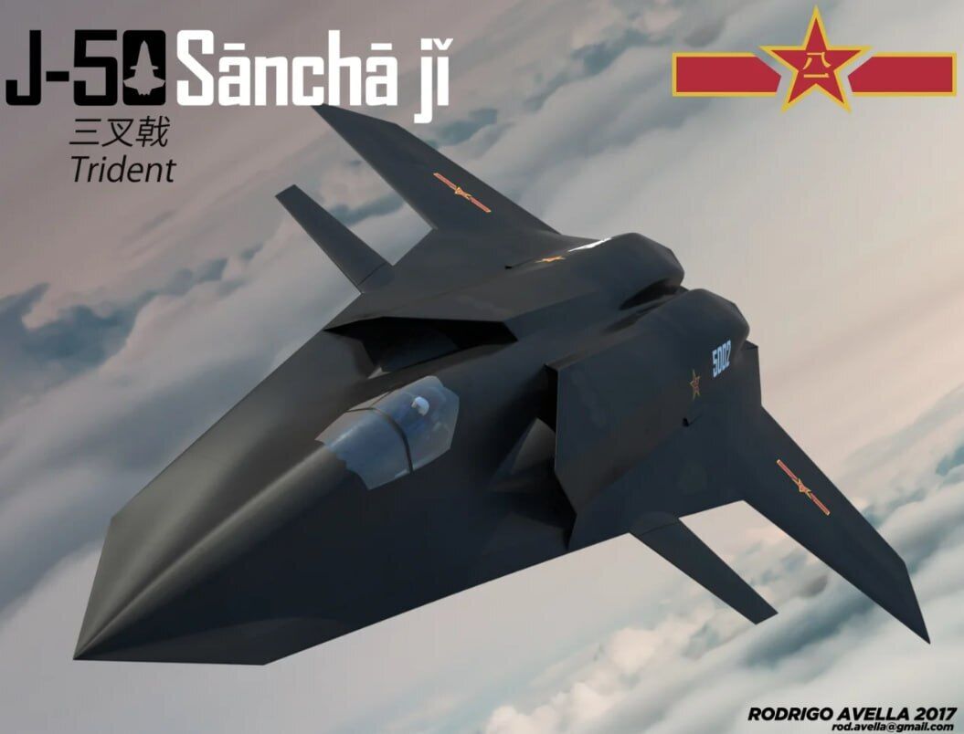 Китай похвастался современным истребителем Shenyang J-50: чем опасен самолет