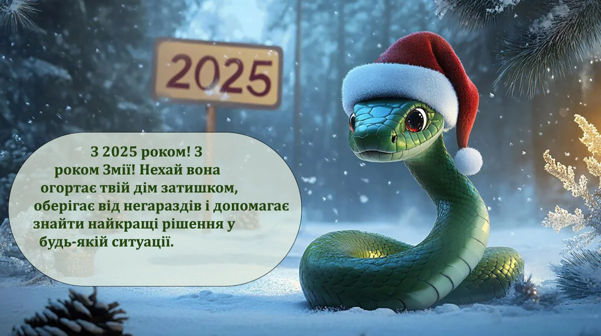 З Новим роком 2025! Картинки, листівки, привітання та побажання у віршах та прозі