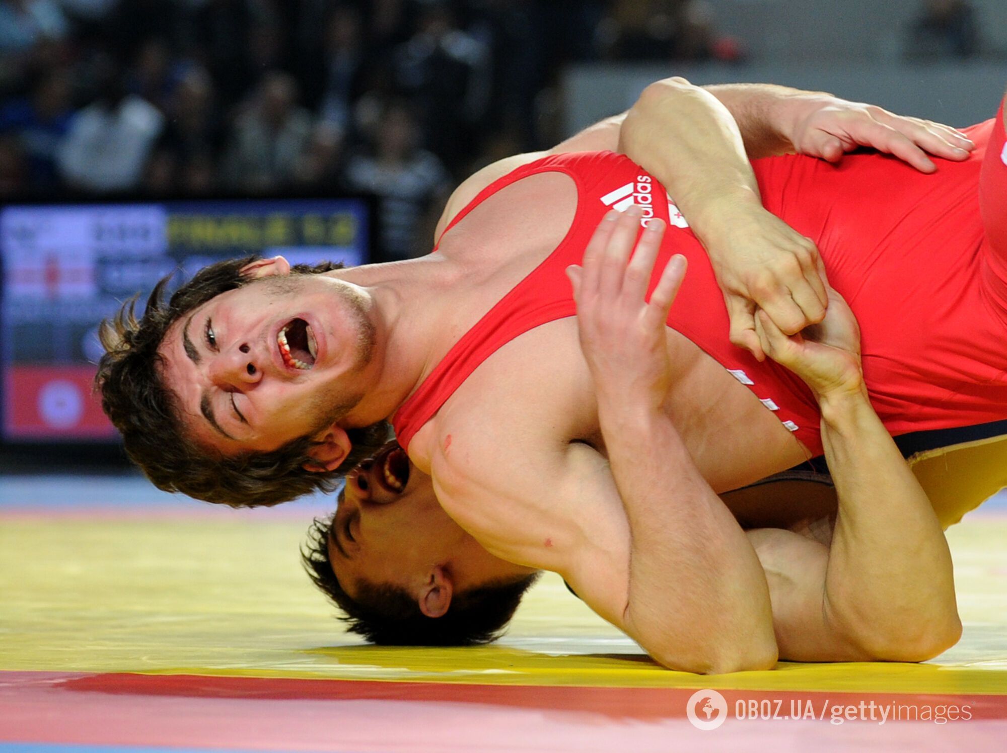 Появилось видео, что сделала полиция на протестах в Грузии с двукратным чемпионом мира по борьбе