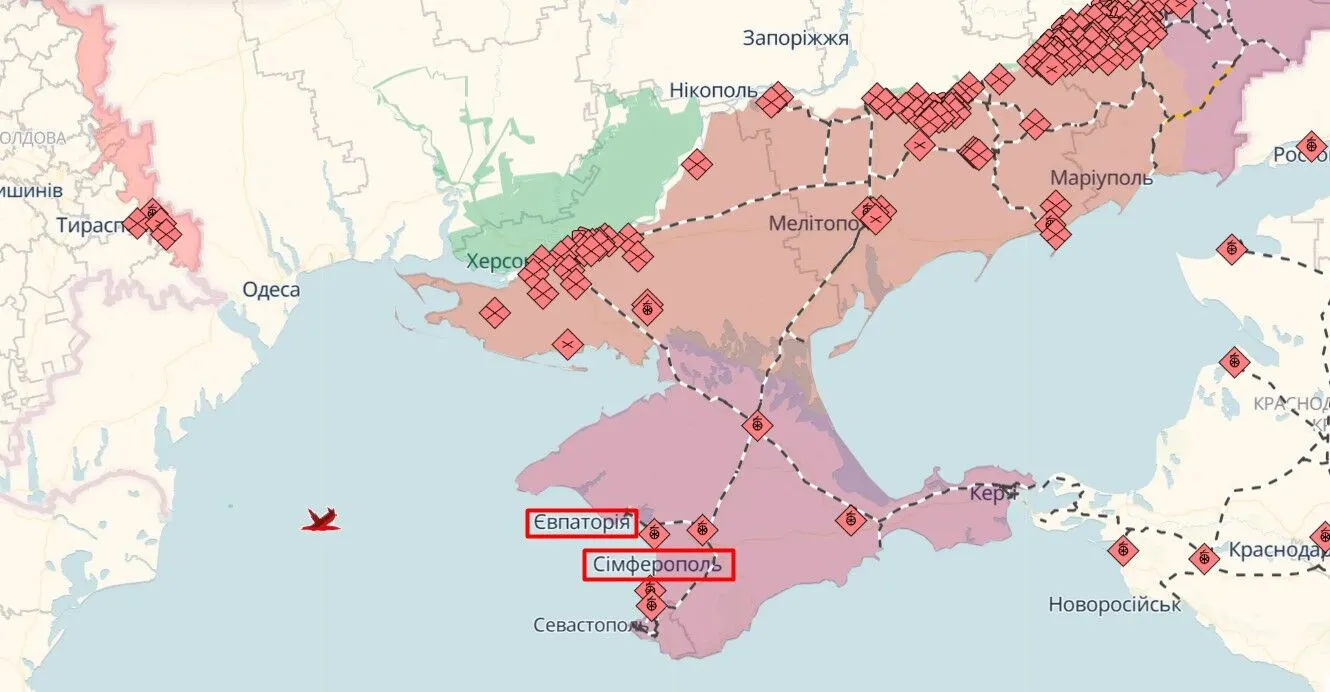 Видны две воронки: разведка Британии подтвердила поражение российского ЗРК С-400 в Крыму