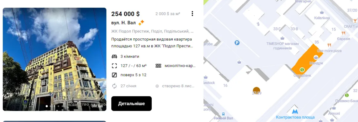 Ціни на квартири у київському будинку завищені