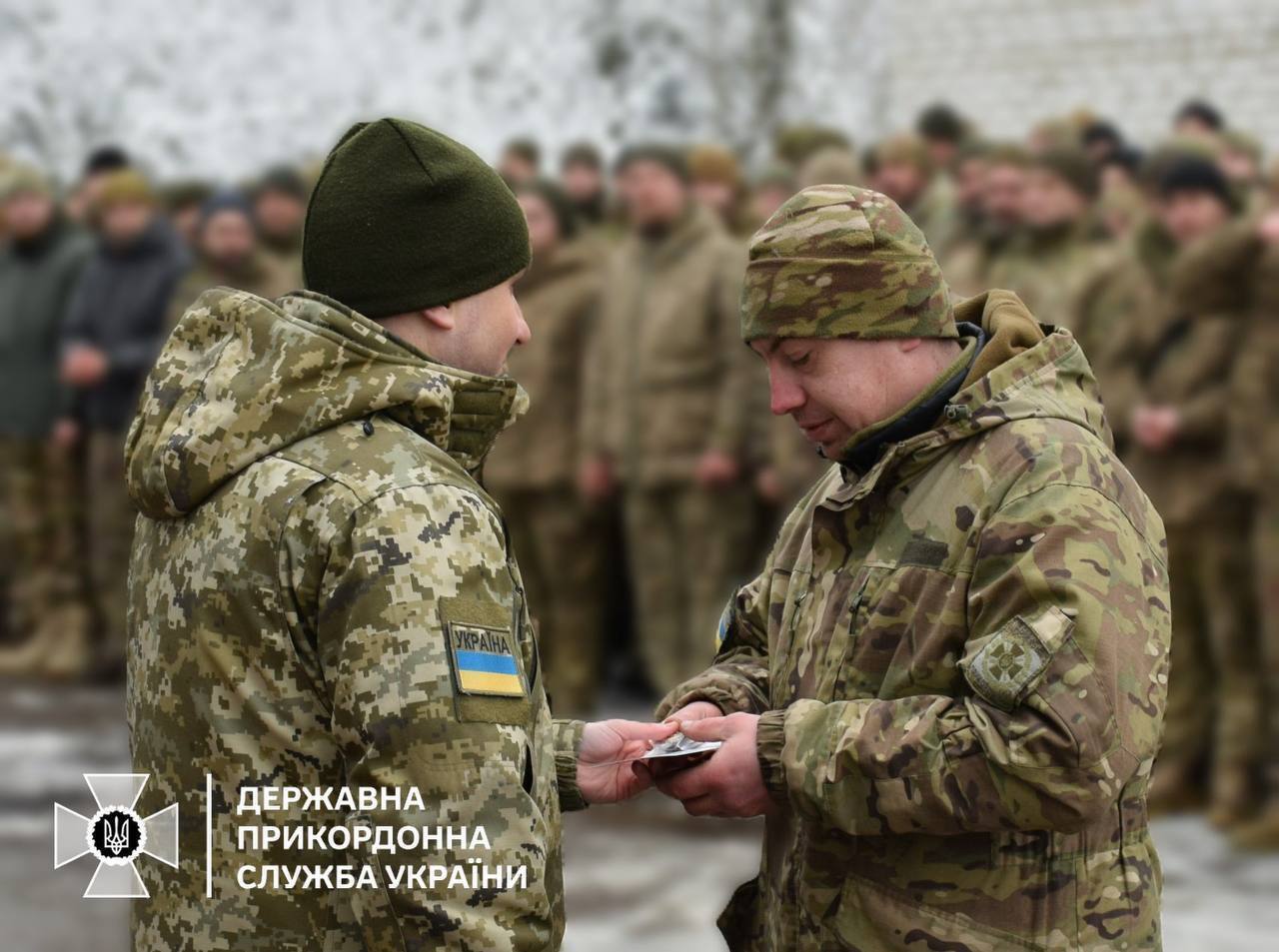 Пограничники Житомирского отряда получили государственные награды. Фото