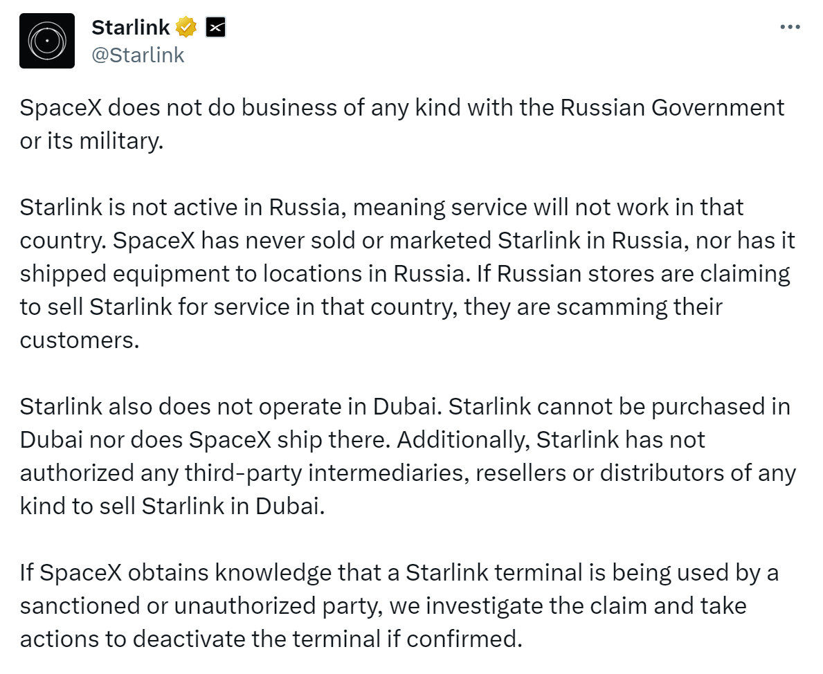 Оккупанты начали активно использовать Starlink на фронте: эксперт объяснил, почему их невозможно выключить