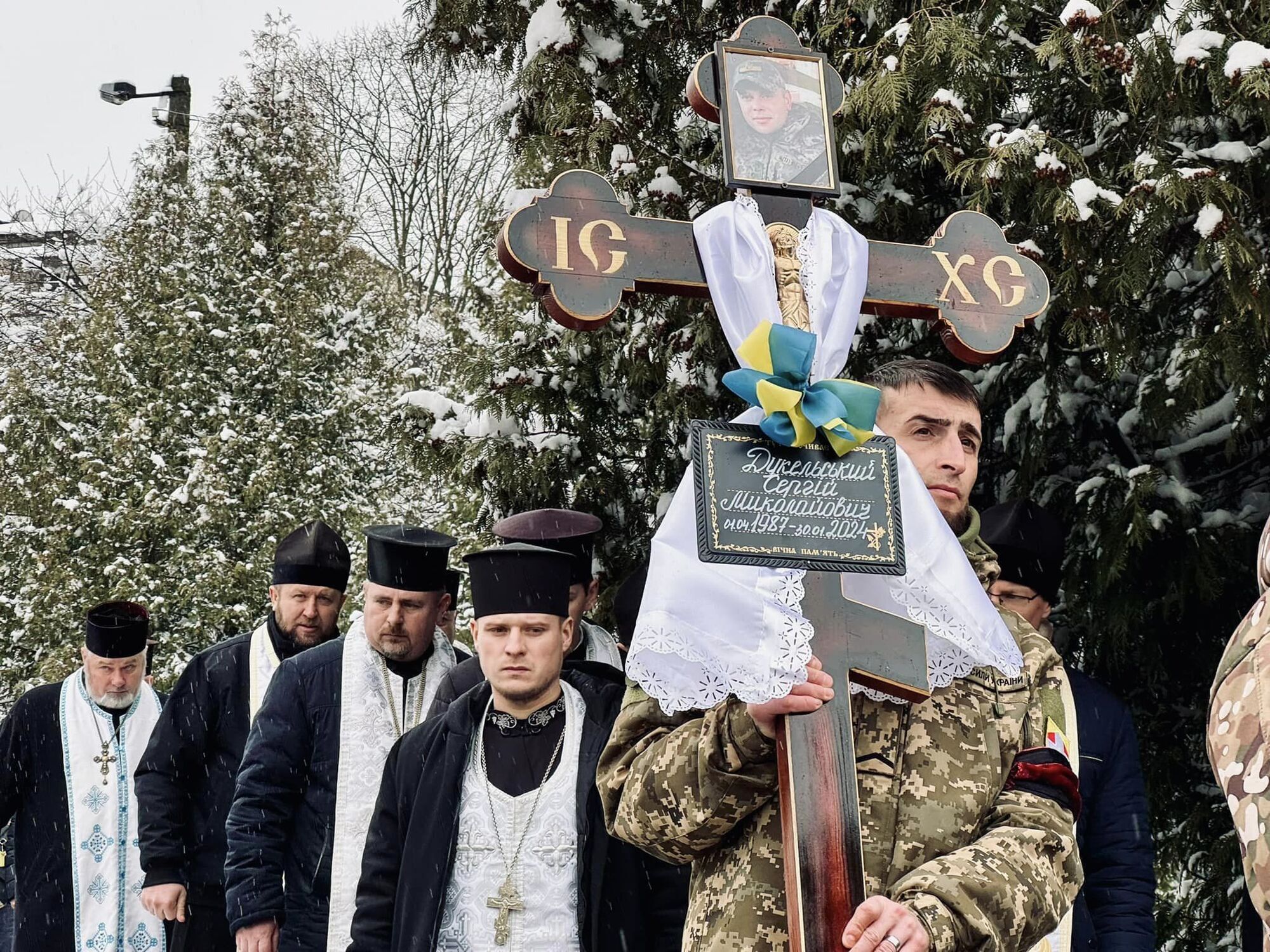 Загинув на Запорізькому напрямку: на Волині попрощалися із захисником Сергієм Дукельським. Фото