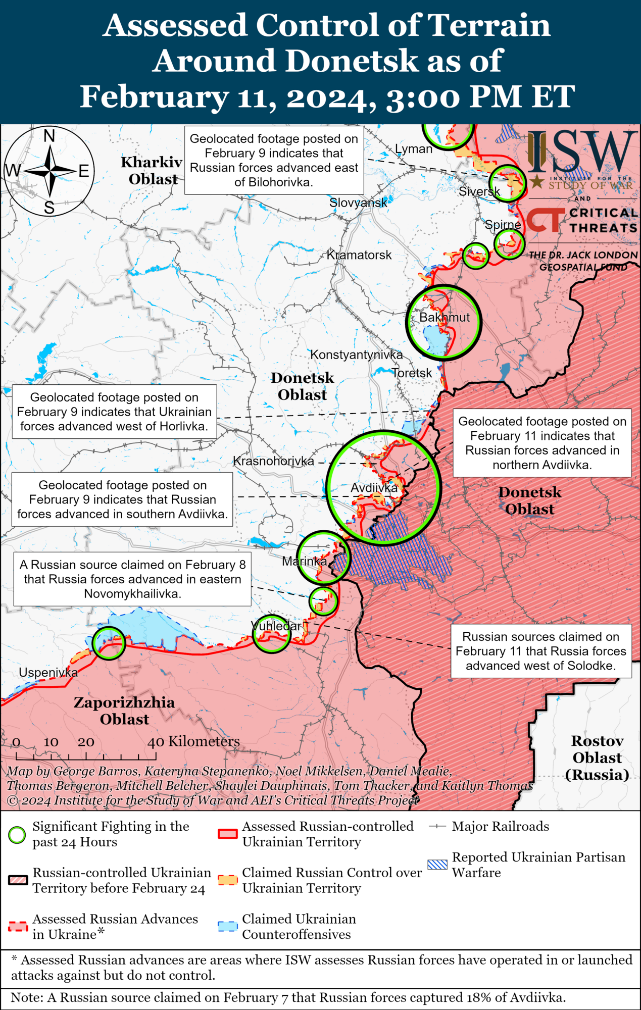 Окупанти продовжують наступ на Часів Яр і просунулися на Донецькому напрямку: карта боїв
