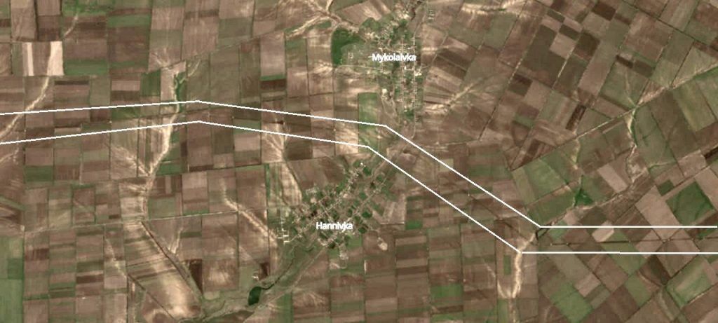 Росіяни збудували на Донбасі 30-кілометрову лінію оборони з більш ніж двох тисяч залізничних вагонів. Карта