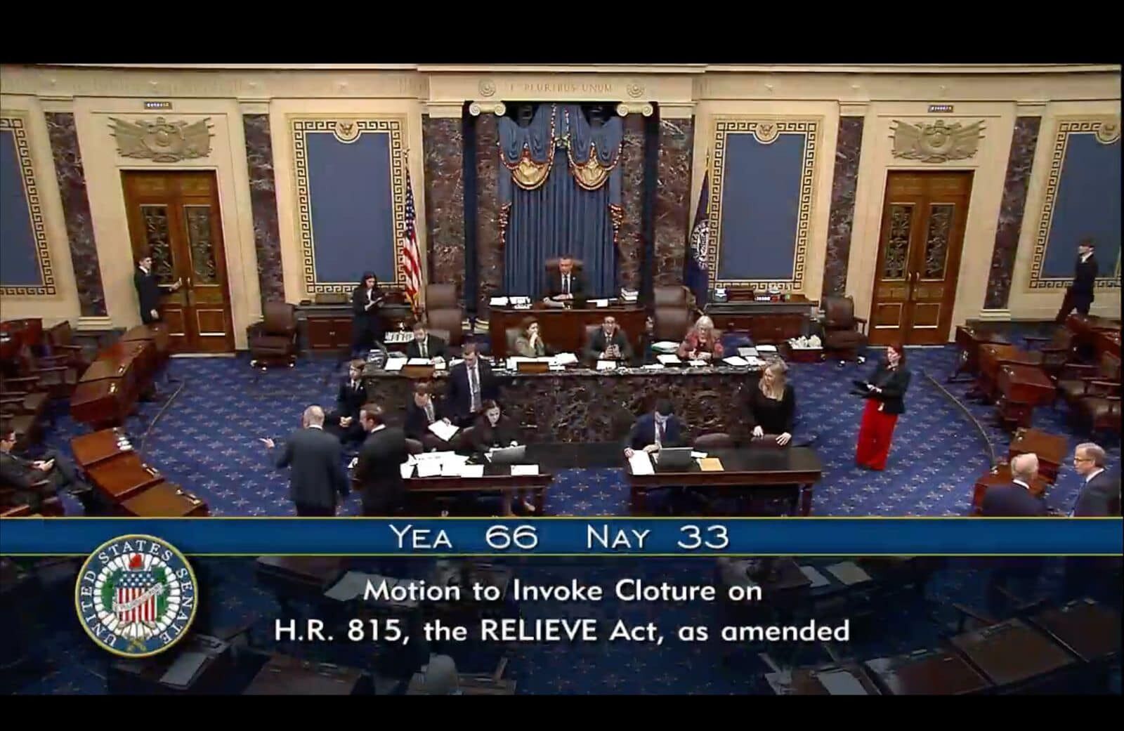 Сенат США приблизился вплотную к основному голосованию о помощи Украине: принято ещё одно решение