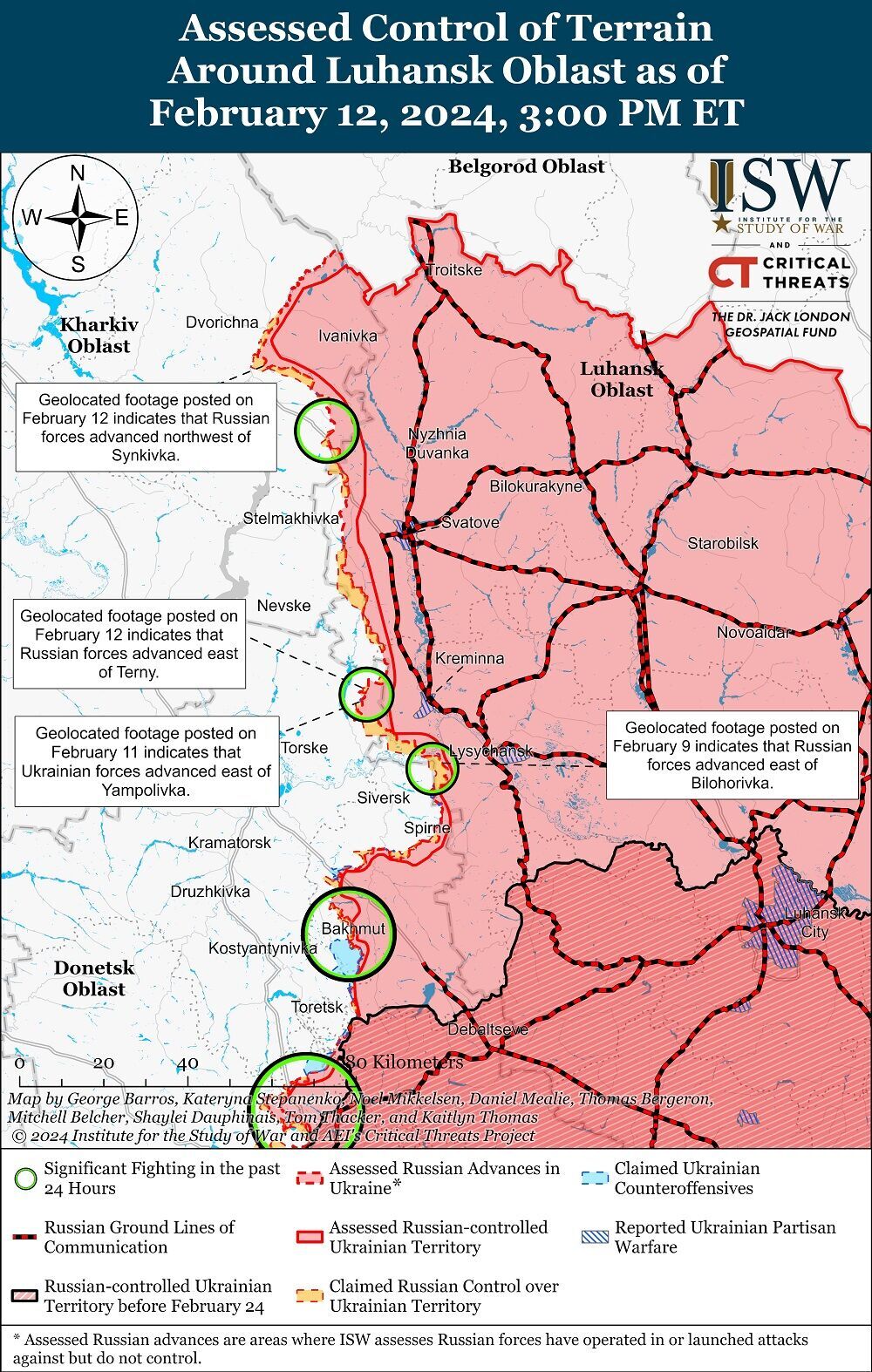 Силы обороны добились успехов на линии Купянск – Сватово – Кременная: окупанты продолжают наступление. Карта
