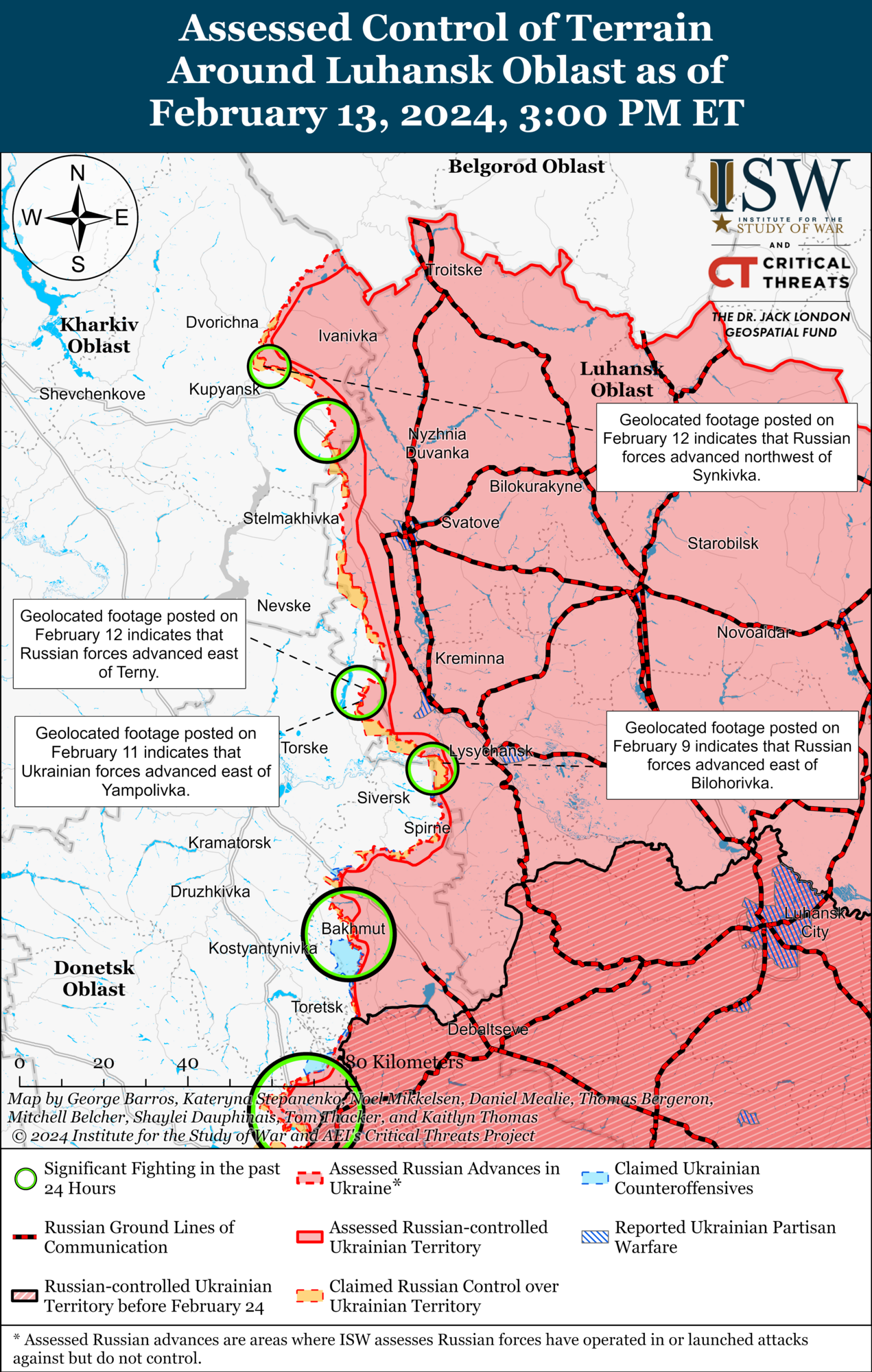 Бої на Харківщині та Луганщині