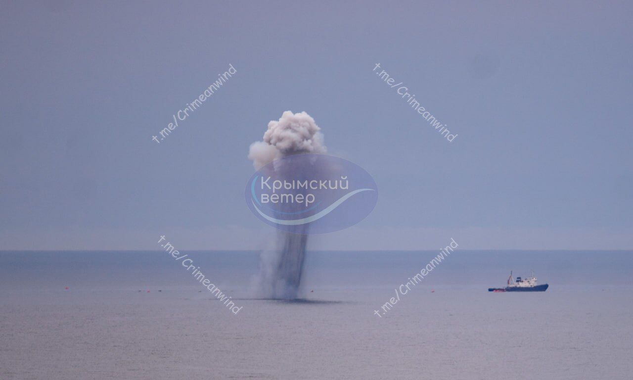 Взрыв в Черном море 14 февраля 2024 года