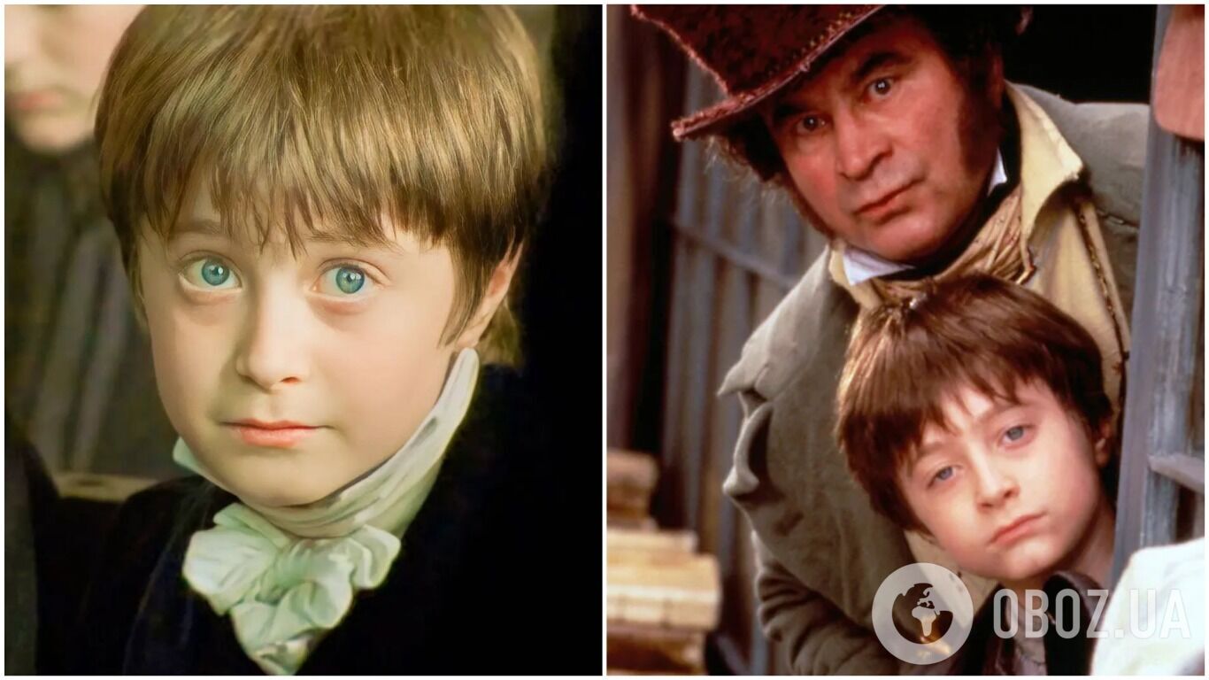 Какова была первая роль Дэниела Рэдклиффа в кино и как выглядел тогда 10-летний актер. Видео