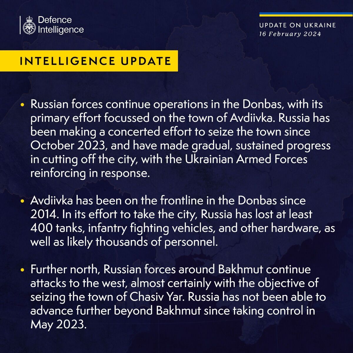 Армія РФ втратила під Авдіївкою понад 400 одиниць техніки – британська розвідка