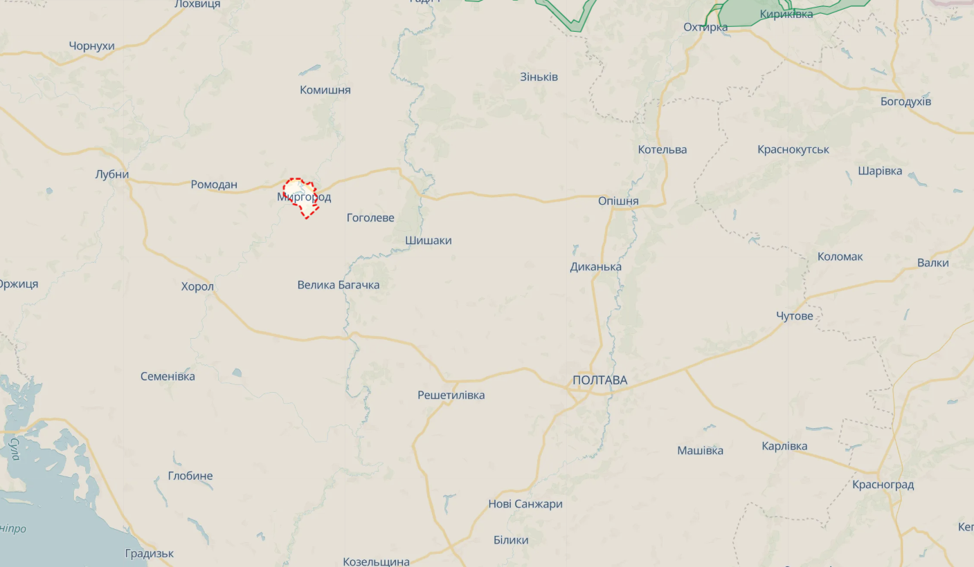 Оккупанты ночью нанесли удар по Полтавщине: был прилет на открытой территории