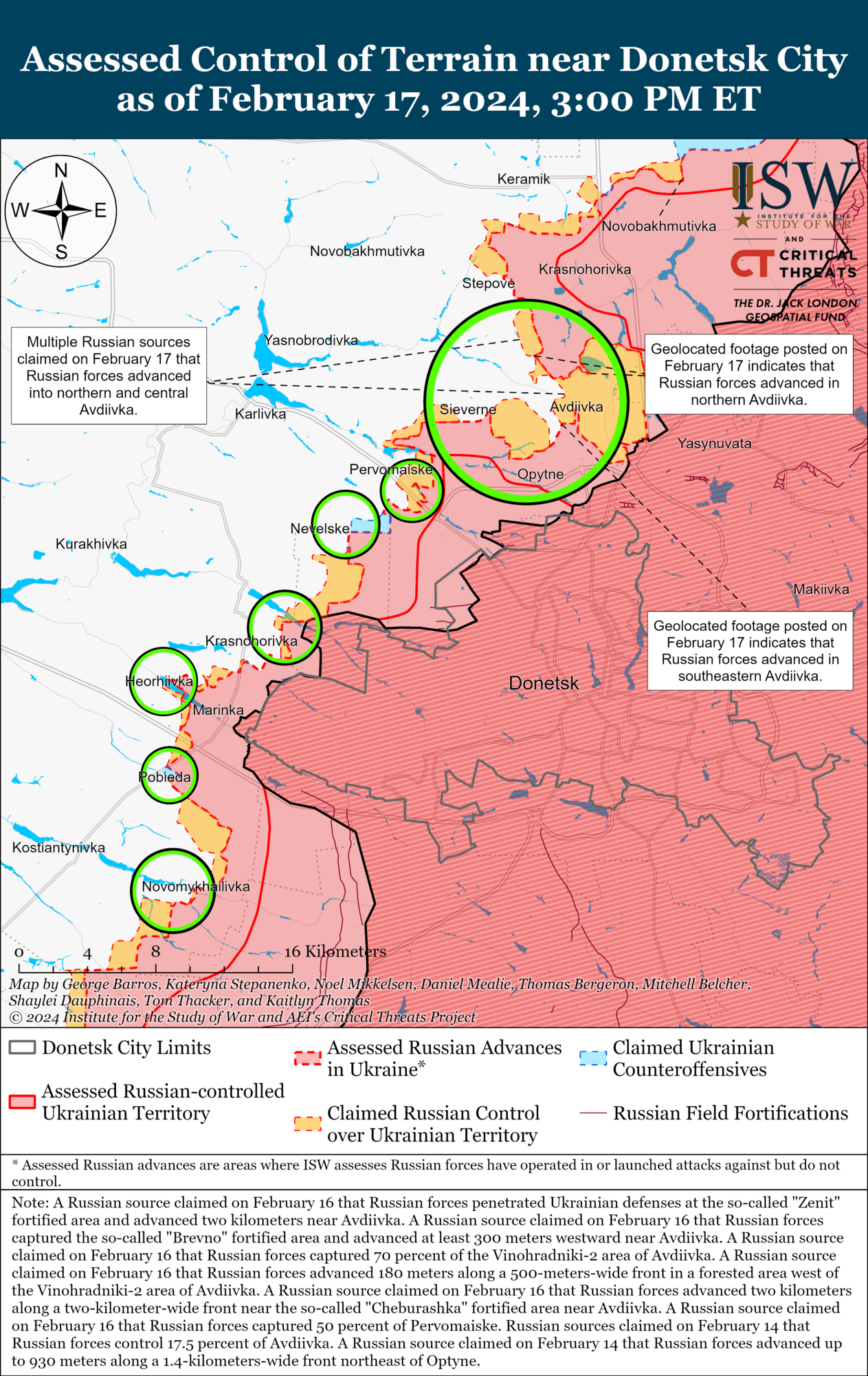 Сделали это впервые: в ISW указали, что помогло прорыву войск РФ в Авдеевке