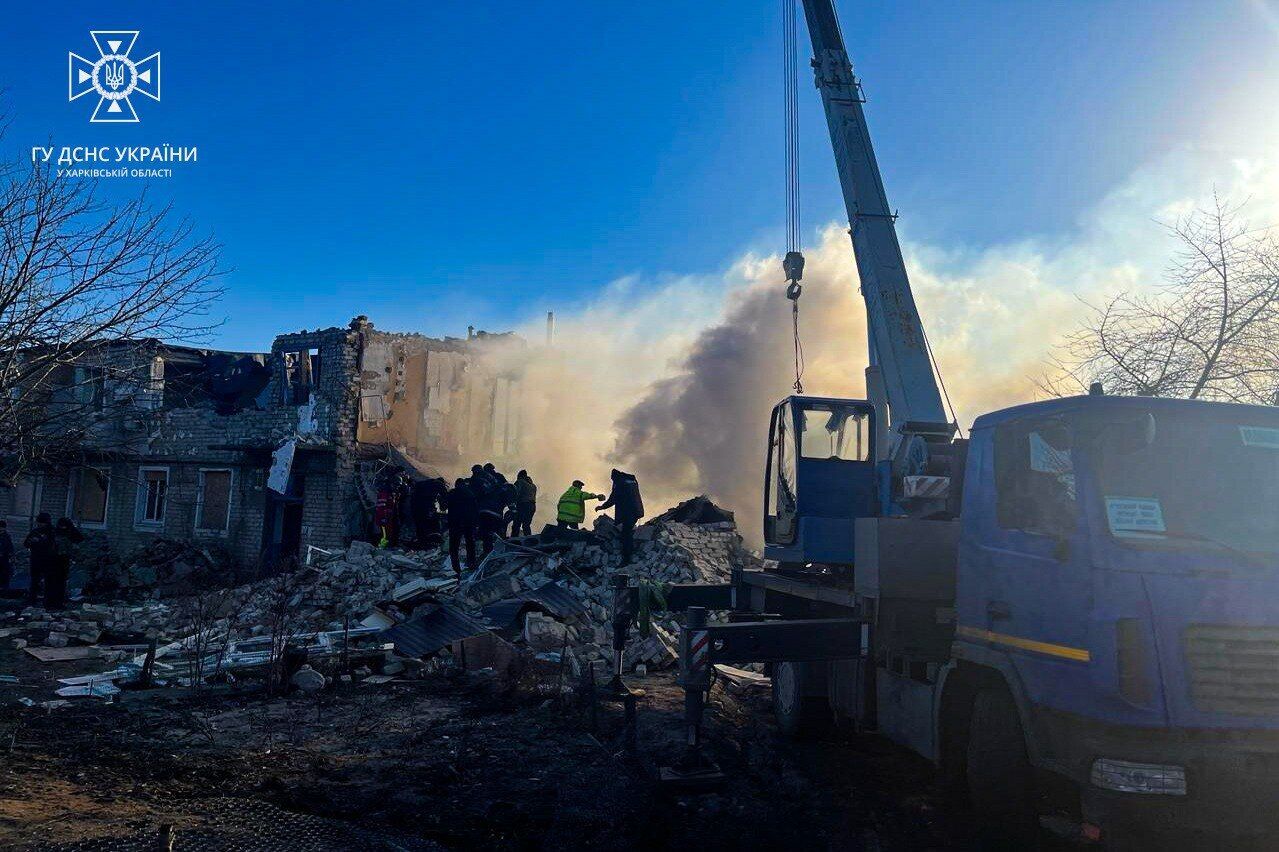 Последствия российской атаки по городу Купянск