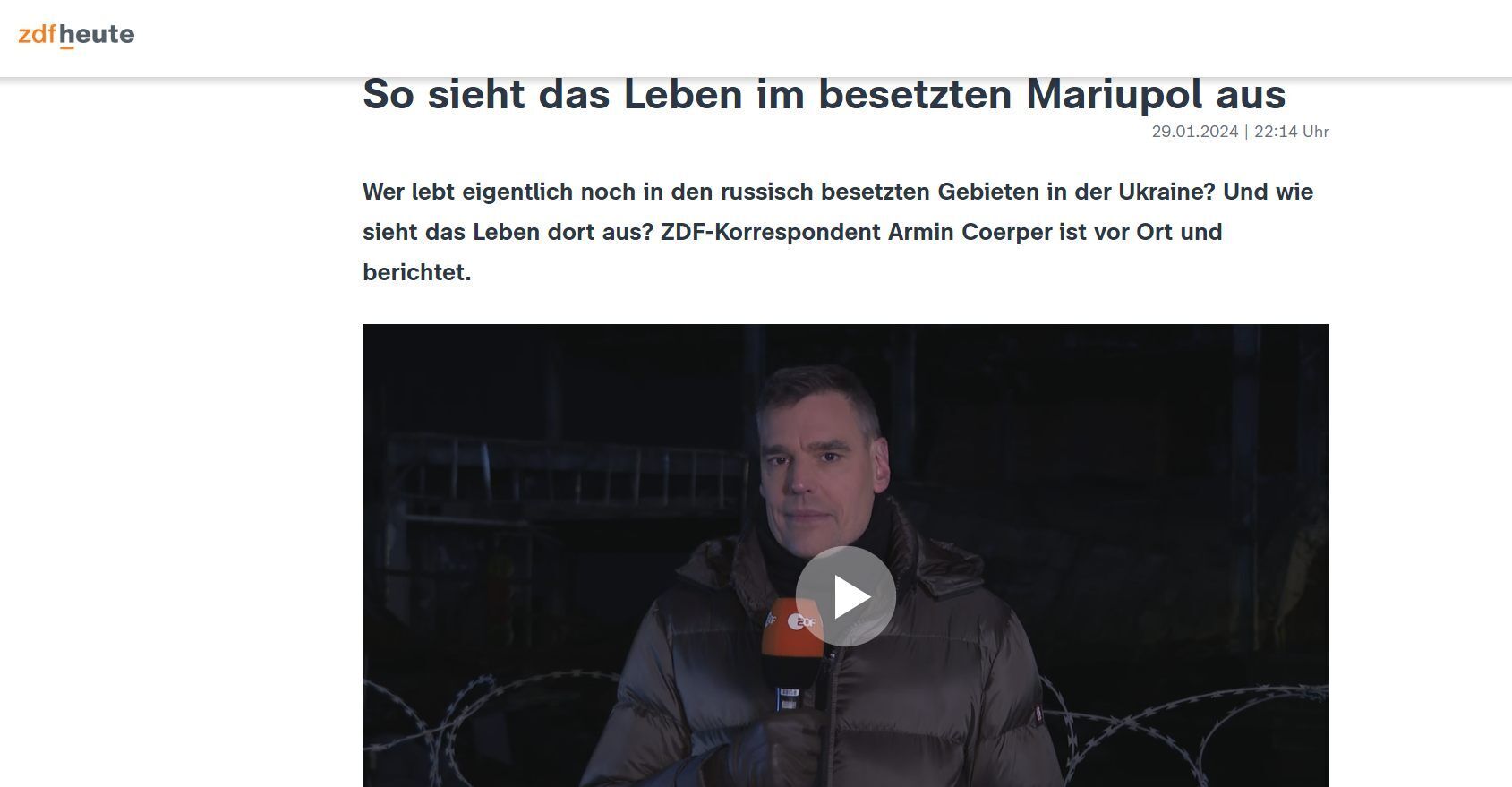 "Гроші не пахнуть": директор російського офісу німецького каналу ZDF засвітився в Маріуполі, розгорівся скандал 