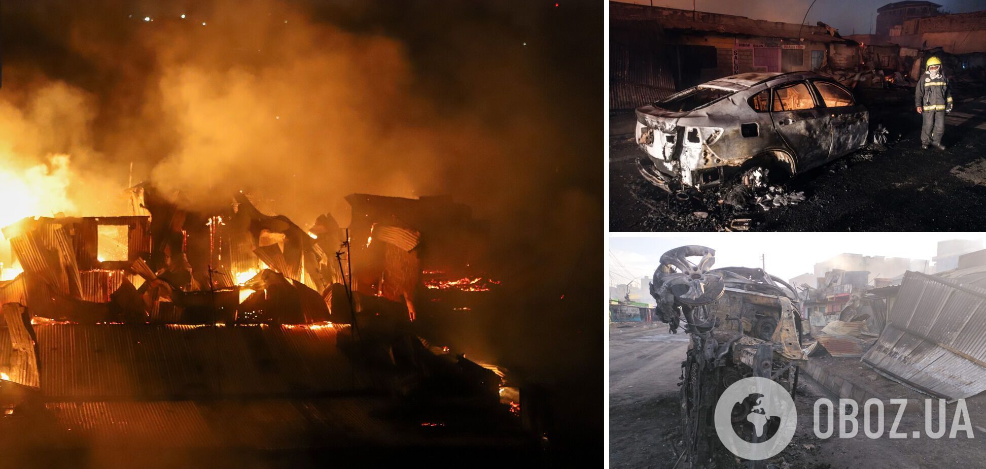 В столице Кении взорвался грузовик с газом: есть погибшие, сотни раненых. Видео