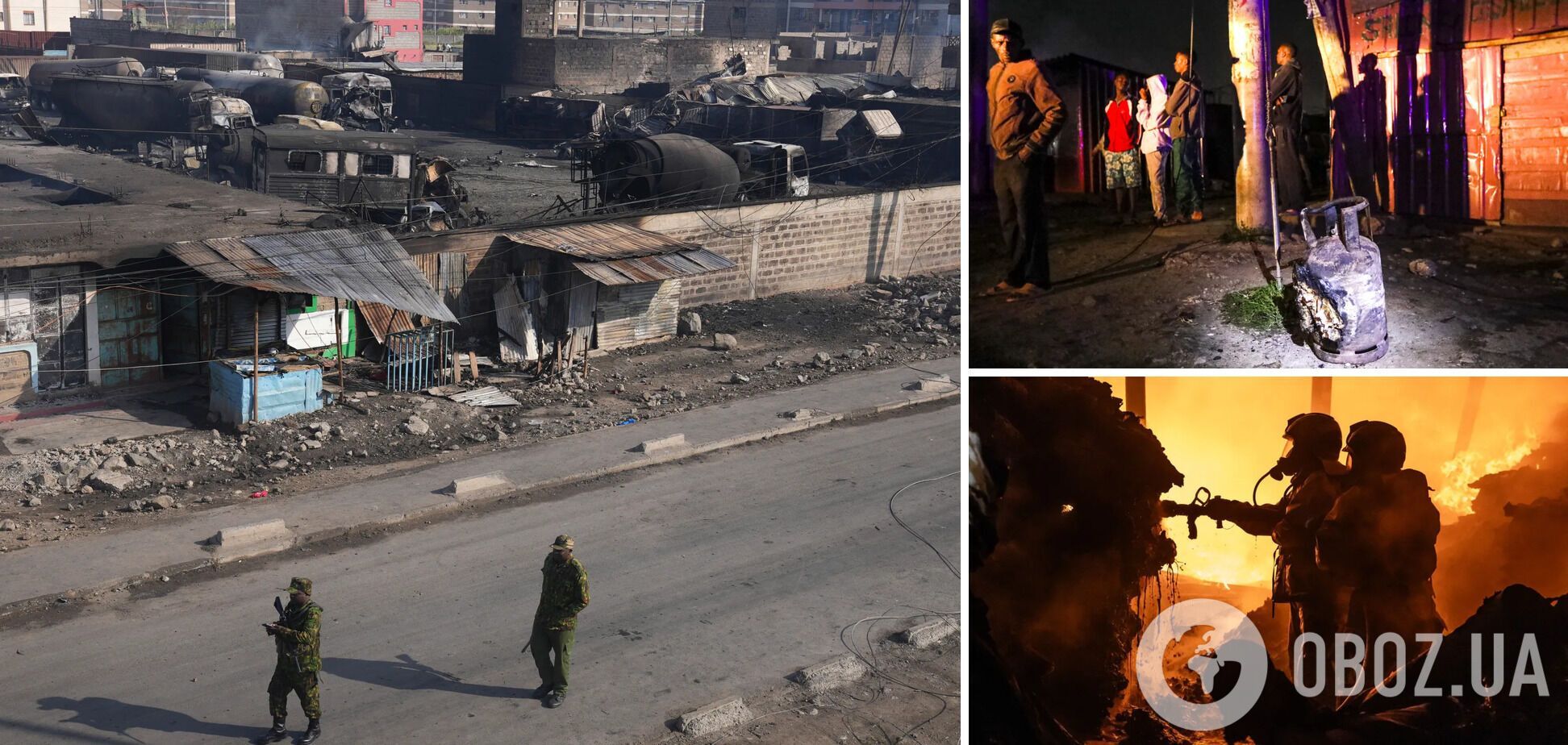 В столице Кении взорвался грузовик с газом: есть погибшие, сотни раненых. Видео