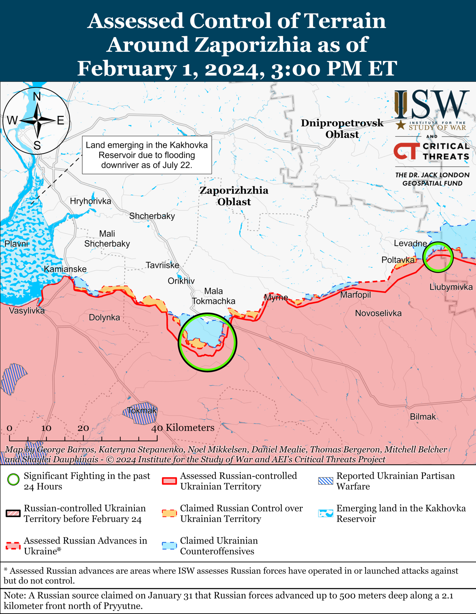 Войска РФ незначительно продвинулись в районе Авдеевки, но у ВСУ тоже есть успехи: анализ боевых действий от ISW