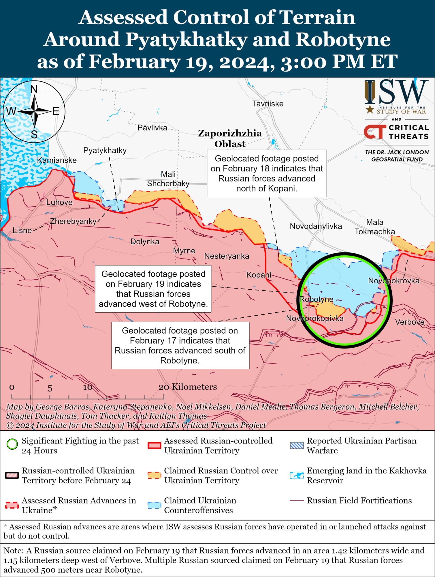 Війська РФ незначно просунулися біля Бахмута й Мар'їнки, тривають бої: в ISW оцінили ситуацію на фронті. Карта
