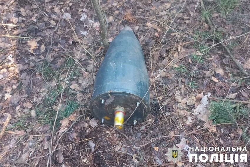 Сбили на подступах к Киеву: саперы уничтожили боевую часть "Шахеда", найденного в лесу. Фото и видео