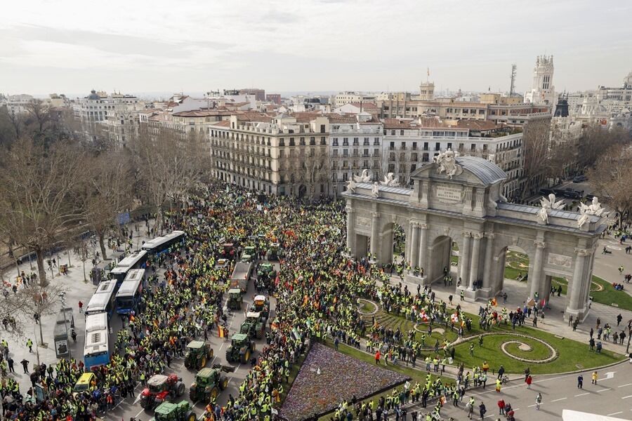 В Испании проходят протесты фермеров