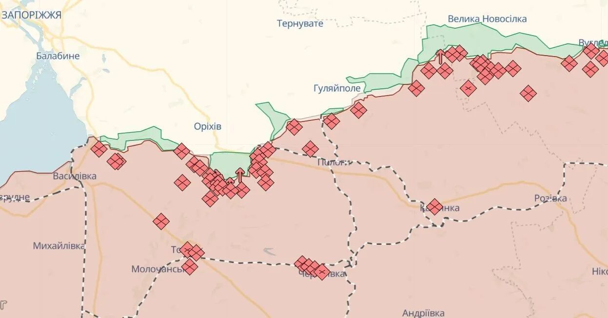 Ворог активізувався на Мар'їнському напрямку: ЗСУ відбили 31 спробу прорвати оборону – Генштаб