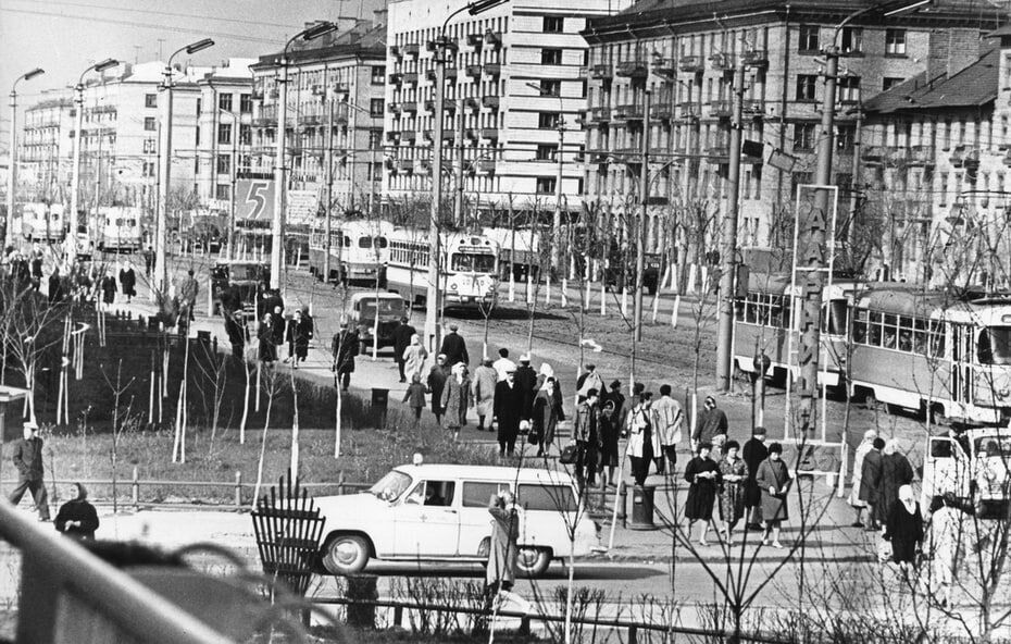 Без пробок: в сети показали, как выглядели улицы Киева в 1960-х годах. Архивные фото