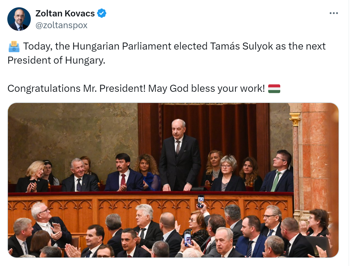В Угорщині обрали нового президента: що про нього відомо. Фото