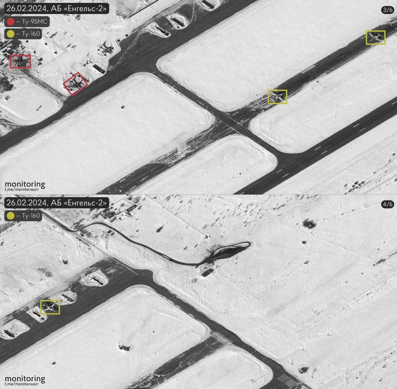 Вісім літаків було, чотири додалося: з'явились супутникові знімки аеродрому "Енгельс-2" у Росії. Фото
