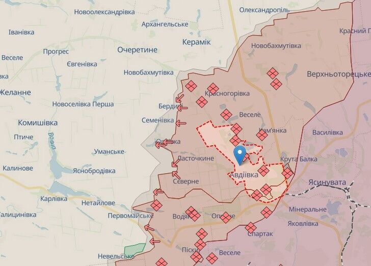 Россия пытается нарастить темп операций: разведка Британии объяснила, что происходит к западу от Авдеевки