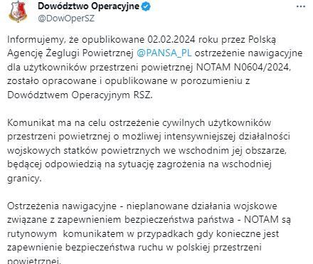 В Польше выдали предупреждение о возможной "незапланированной военной деятельности": что известно