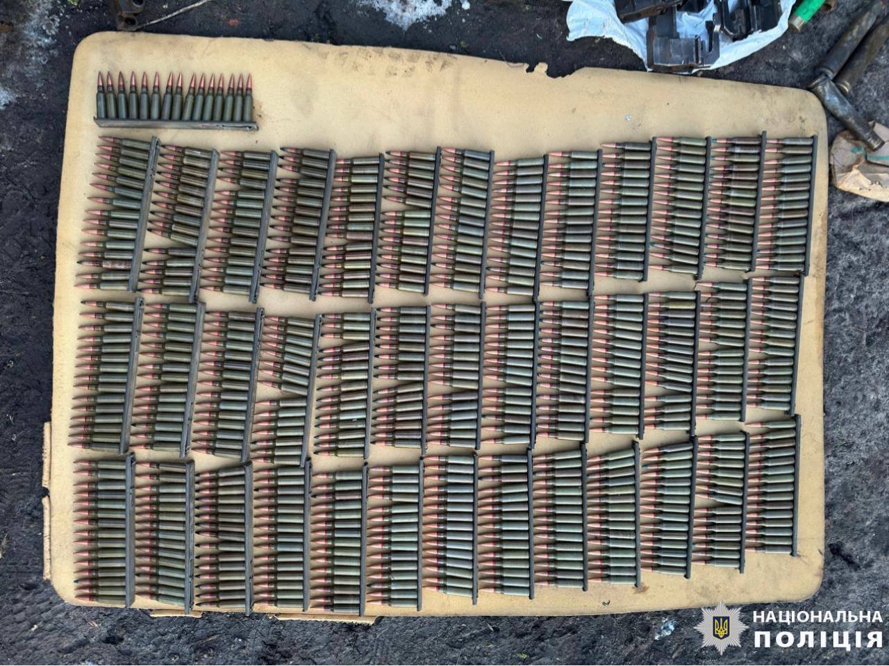 Кулемет, гранати та вибухівка: на Київщині в чоловіка вдома знайшли цілий арсенал зброї. Фото
