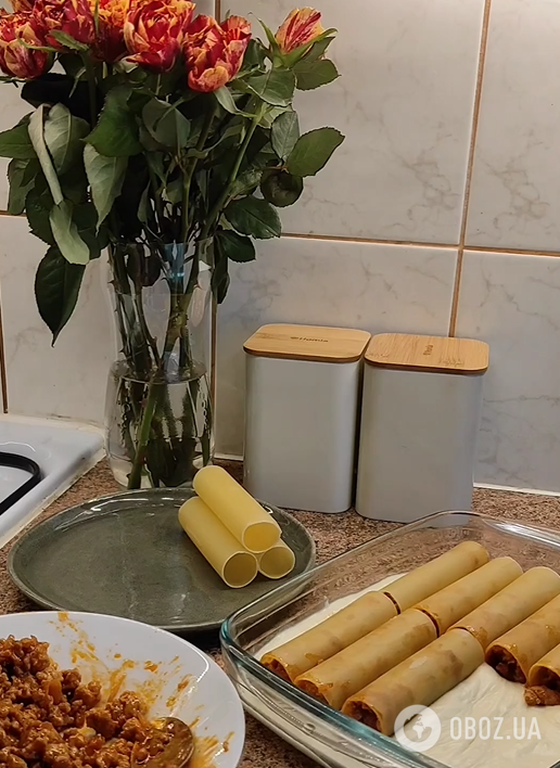 Канелони с фаршем для сытного обеда: вкуснее привычных макаронов по-флотски