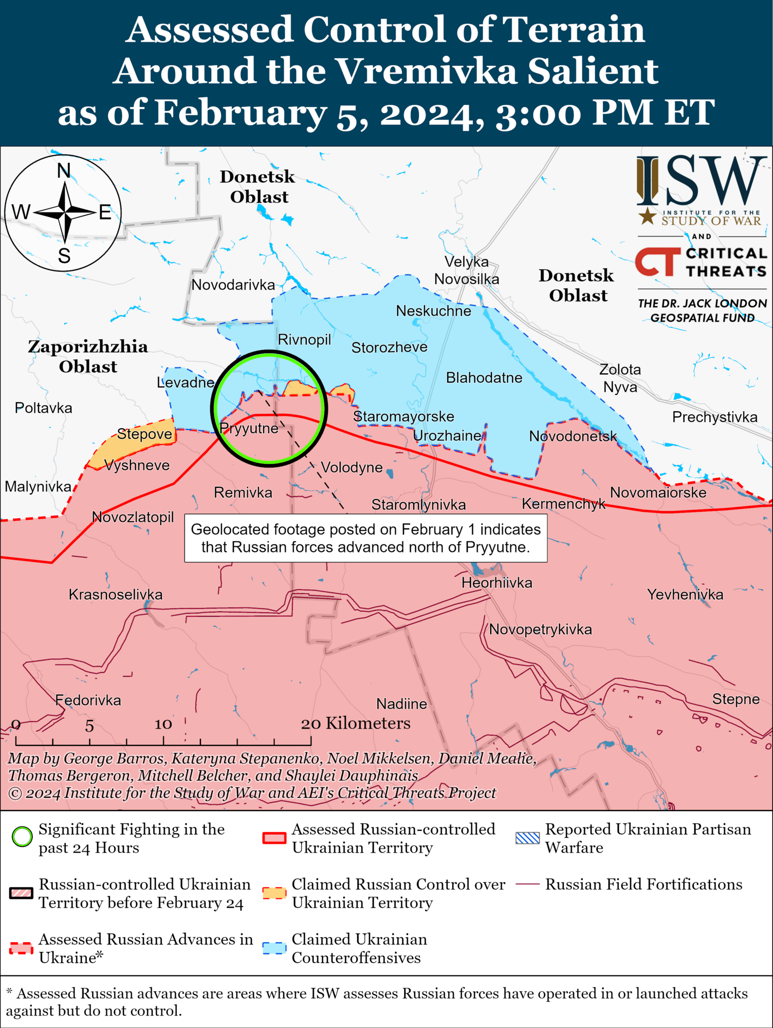 Украинские войска продвинулись возле Авдеевки, оккупанты наступают под Северском: карты