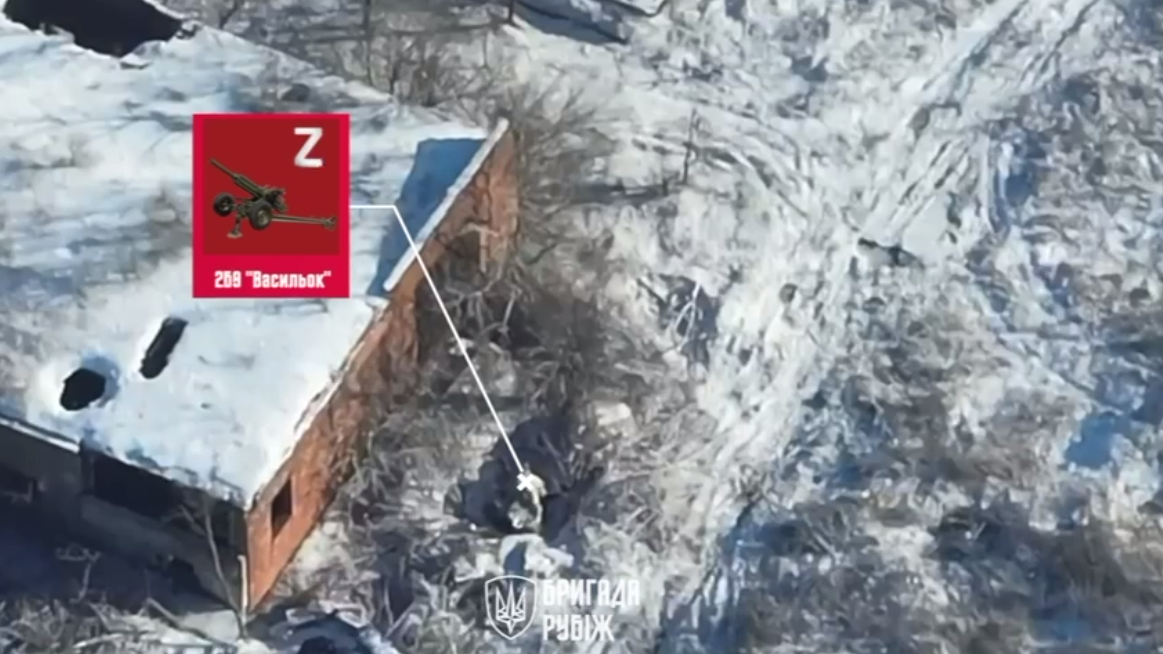 Мінус "Васільок": нацгвардійці показали на відео знищення російського міномета