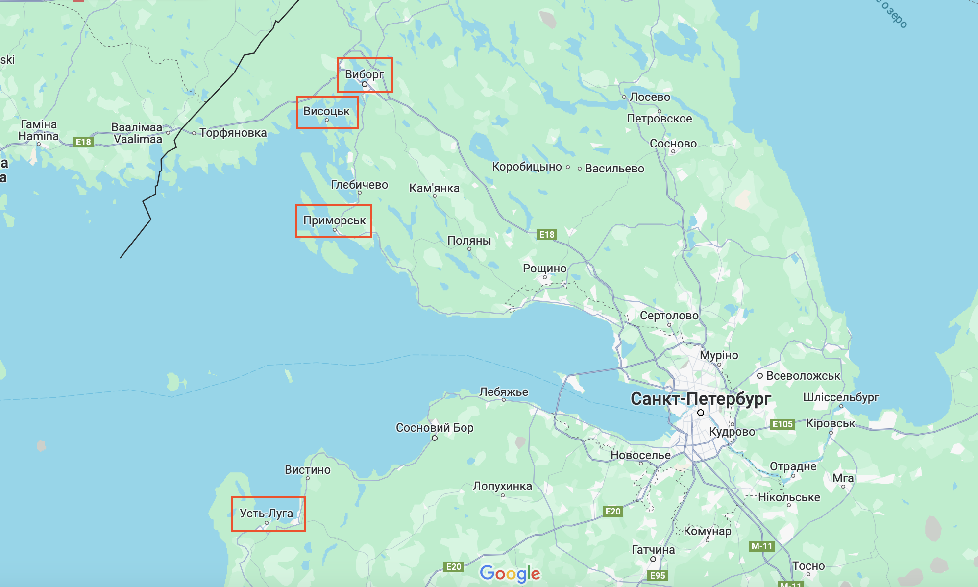 В портах Ленинградской области РФ повысили режим готовности: ожидают атаки украинских дронов