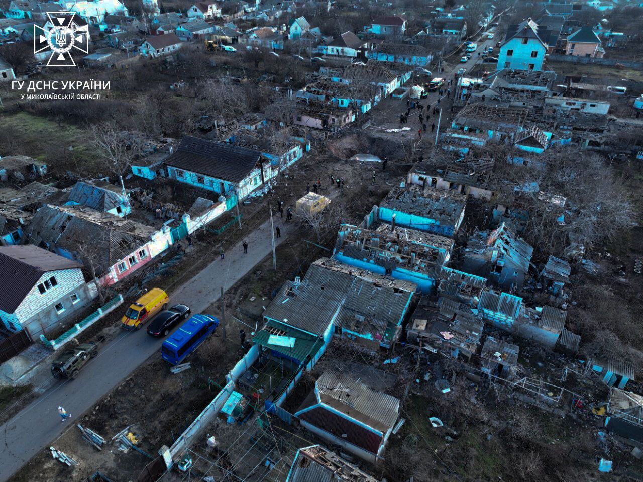 Оккупанты атаковали Николаев ракетами и дронами: есть погибший, загорелся подземный газопровод. Фото и видео