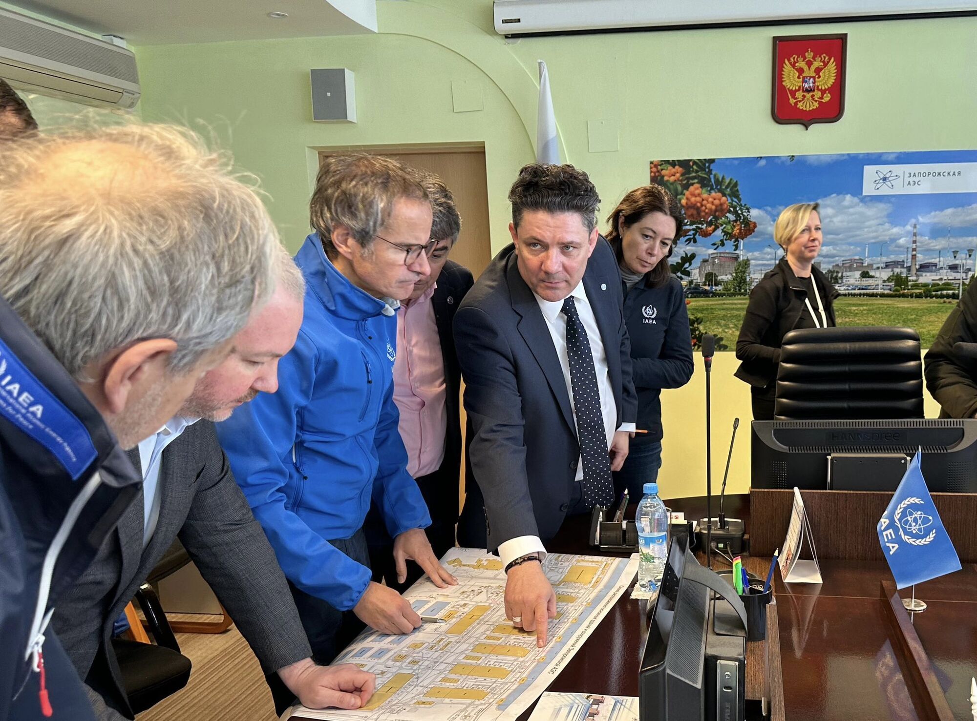"Нет места для самодовольства": гендиректор МАГАТЭ посетил Запорожскую АЭС. Фото и видео