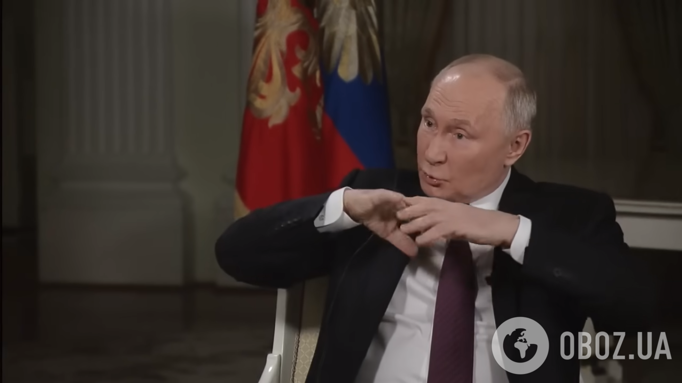 Кремлевский глава на интервью с Карлсоном