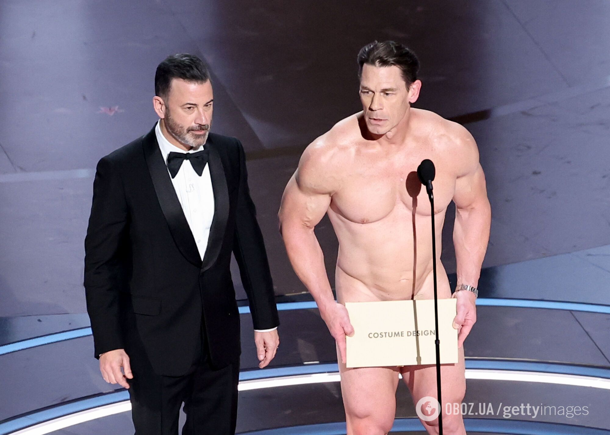 Реслер-актор Джон Сіна вийшов на сцену Оскара повністю голим: і ось чому. Фото