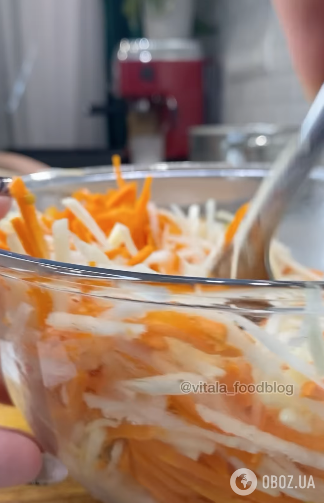 Полезный салат из моркови