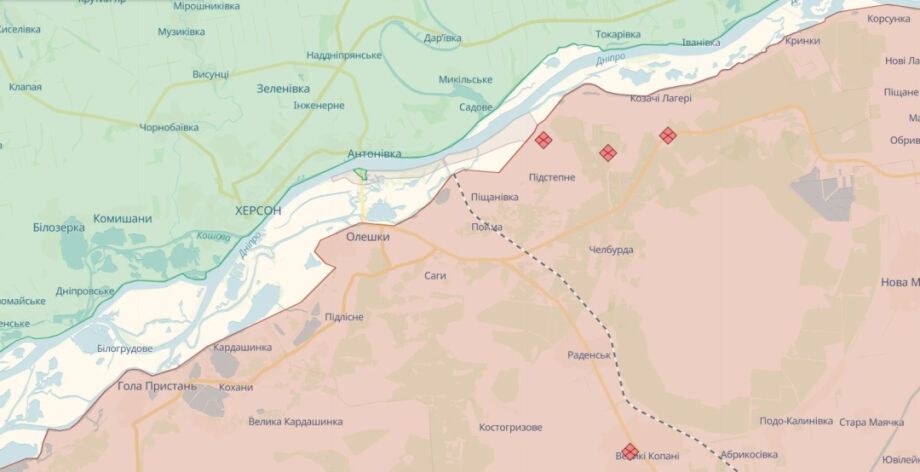 Враг не оставляет попыток выбить ВСУ с левобережья Днепра: отбиты два штурма армии РФ – Генштаб