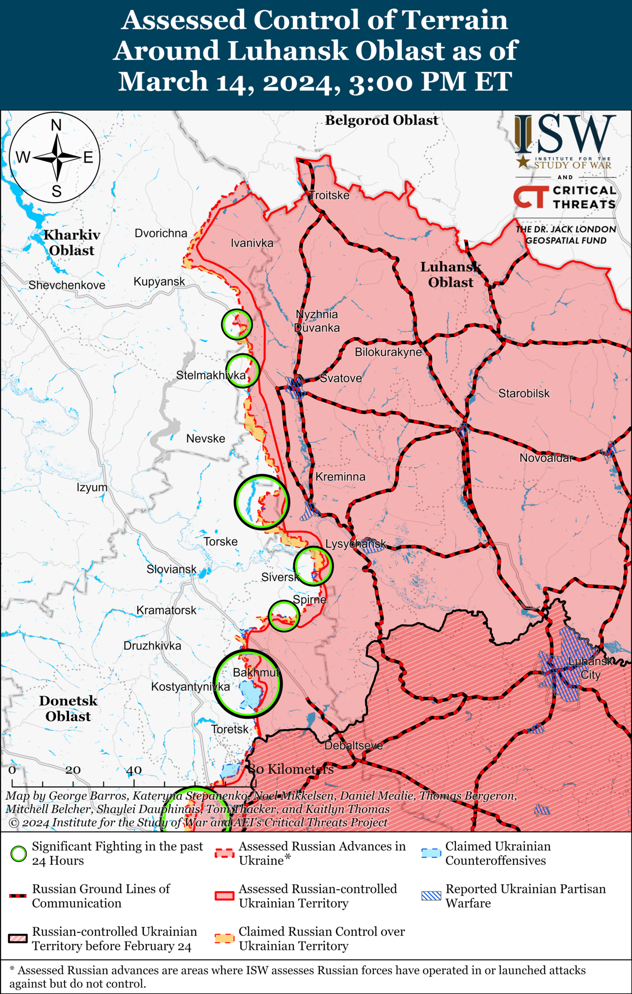 Россия перебрасывает резервы на восток Украины, пытаясь активизировать темпы наступления – ISW